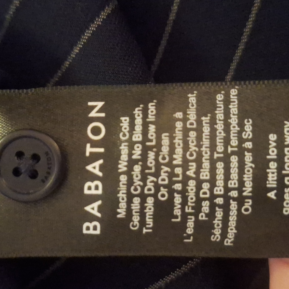 BABATON Aritzia Navy Striped Kahlo Jacket Size XXS - Picture 10 of 11